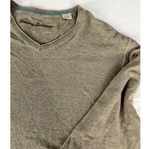 Tommy Bahama Green Gray Knit Sweater